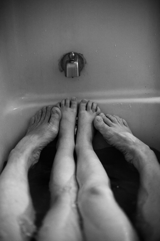 bath time feet 