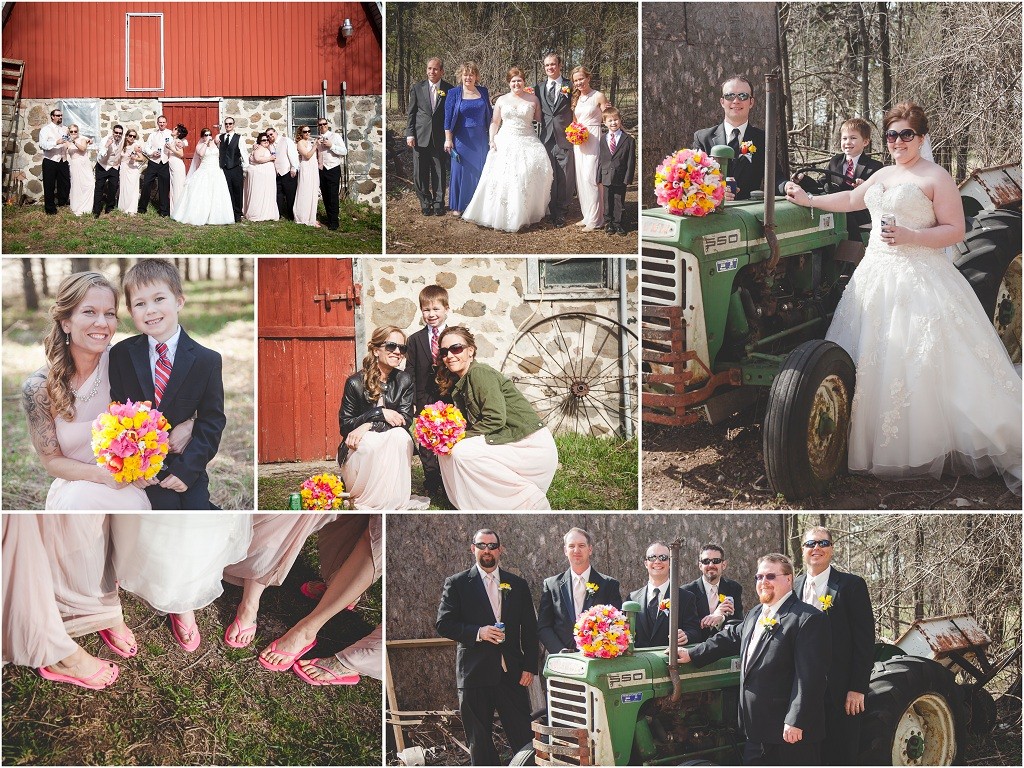 Wedding on a farm