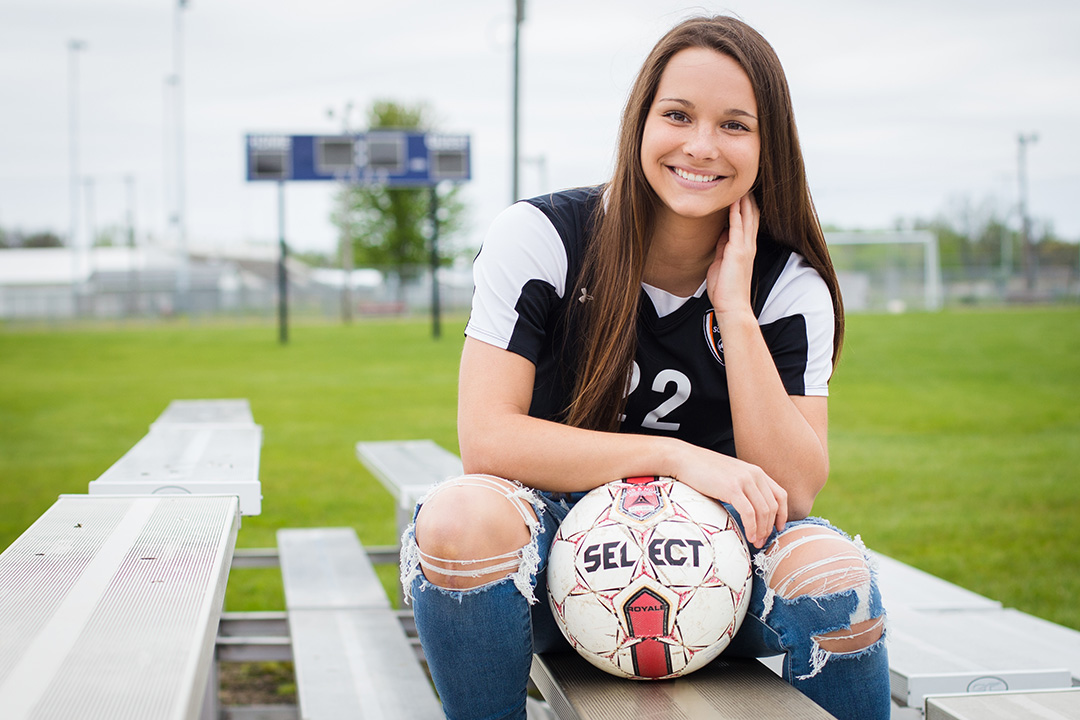 Portage Wisconsin Senior Photographer Soccer