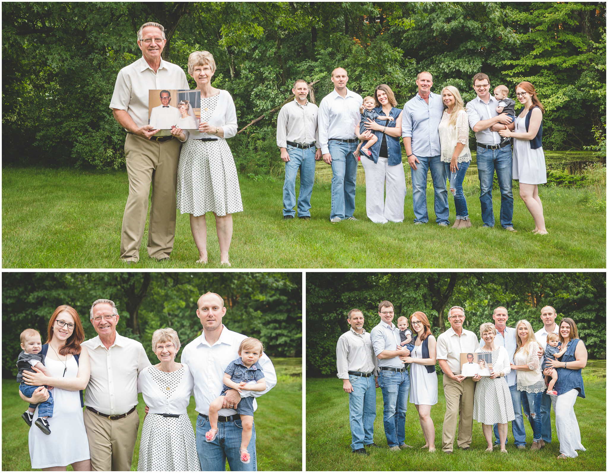 Extended Family Portraits in Green Lake Wisconsin