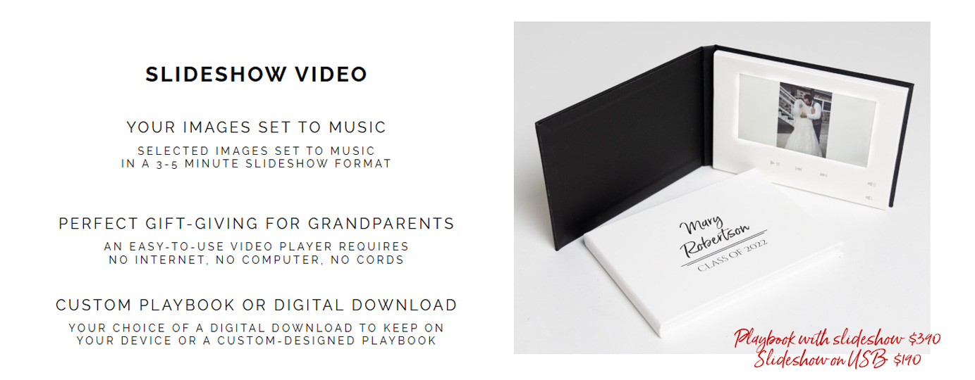 Holiday Photo Gift Playbook video slideshow